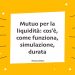 Mutuo per la liquidità: cos'è, come funziona, simulazione, durata