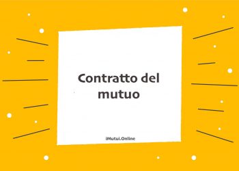 Contratto di mutuo