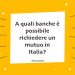 banche mutui