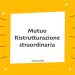 Mutuo Ristrutturazione straordinaria