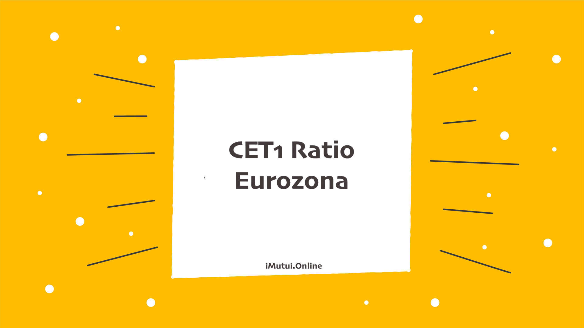 CET1 Ratio Eurozona