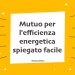 Mutuo per l'efficienza energetica