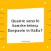 Quante sono le banche Intesa Sanpaolo in Italia