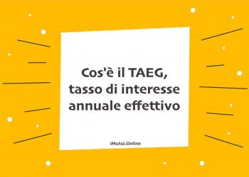 Cos'è il TAEG