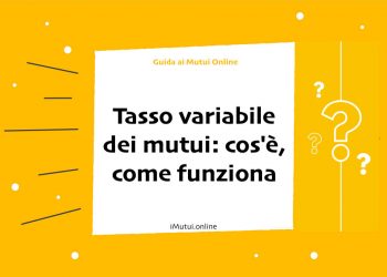 Tasso variabile dei mutui