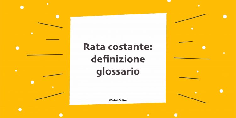 Rata costante