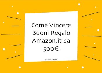Come Vincere Buoni Regalo Amazon.it da 500€